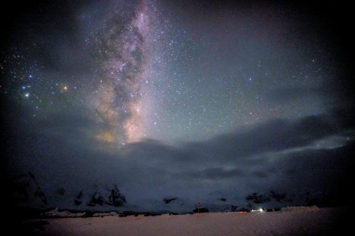 Camping Night Sky Hugged by Milky Way